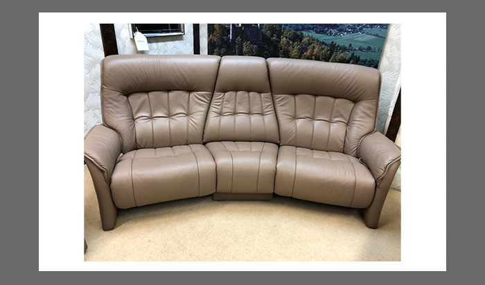 Curved Reclining Sofa