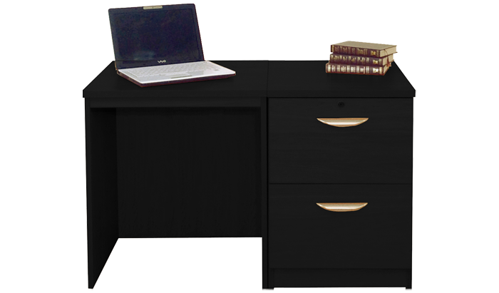 R White Home Office Black Havana