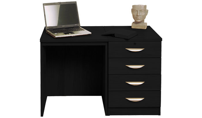 R White Home Office Black Havana