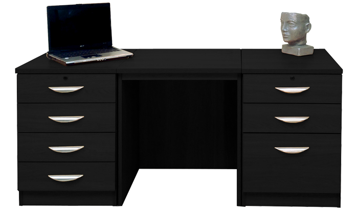 Black home clearance office furniture