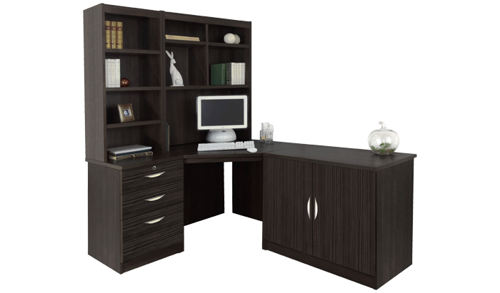 Home Office Black Havana (R White)