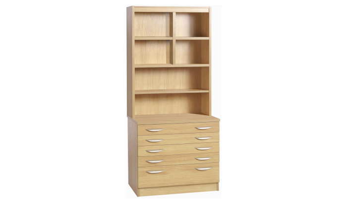 R White Home Office Classic Oak