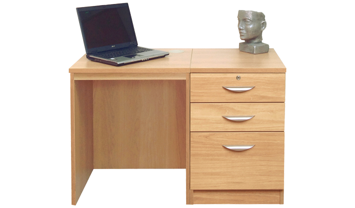 R White Home Office Classic Oak