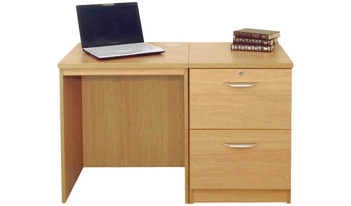 Home Office Classic Oak (R White)