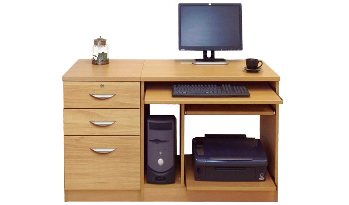 Home Office Classic Oak (R White)