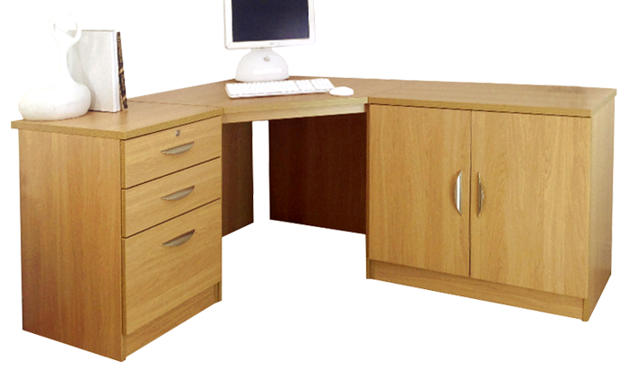 Home Office Classic Oak (R White)