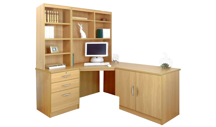 Home Office Classic Oak (R White)