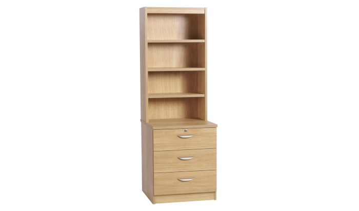 R White Home Office Classic Oak