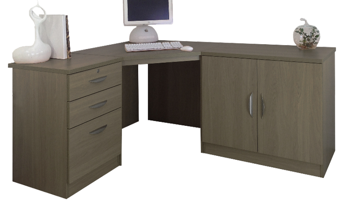 R White Home Office English Oak