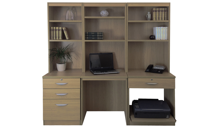 R White Home Office English Oak