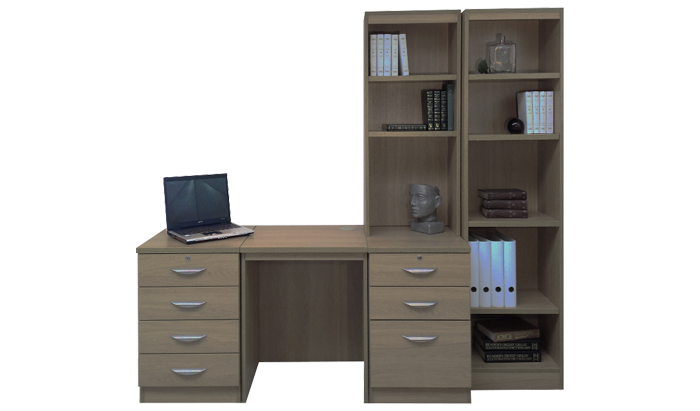 R White Home Office English Oak