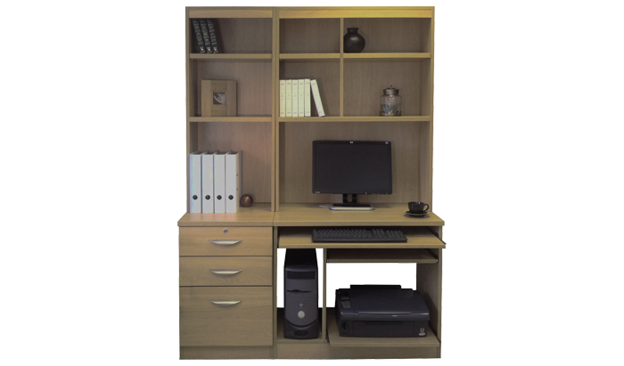 R White Home Office English Oak