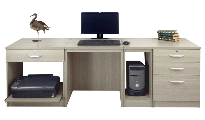 Home Office Grey Nebraska (R White)