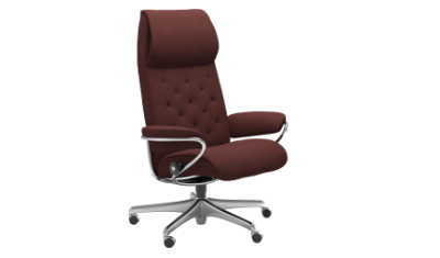 Stressless Metro swivel chair and footstool