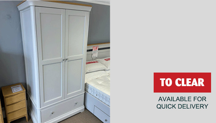 2 Door 1 Drawer Wardrobe