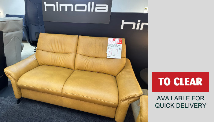 Small 2 Seater Fixed Sofa