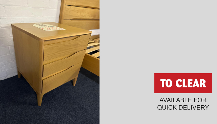 3 Drawer Bedside Table